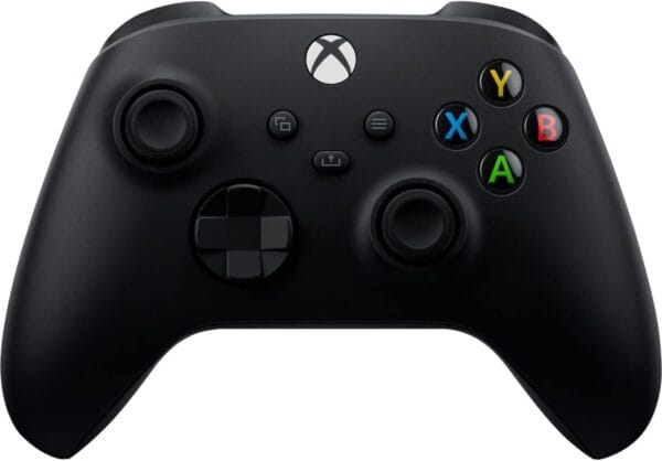 Detailed view of Xbox Series X console, showcasing premium design and advanced gaming features.