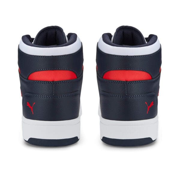 Side view of PUMA Men’s Rebound LayUp Sneakers showing signature branding and sleek silhouette