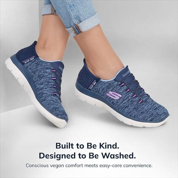 Side view of Skechers Women’s Hands Free Slip-ins in Dazzling Haze colorway