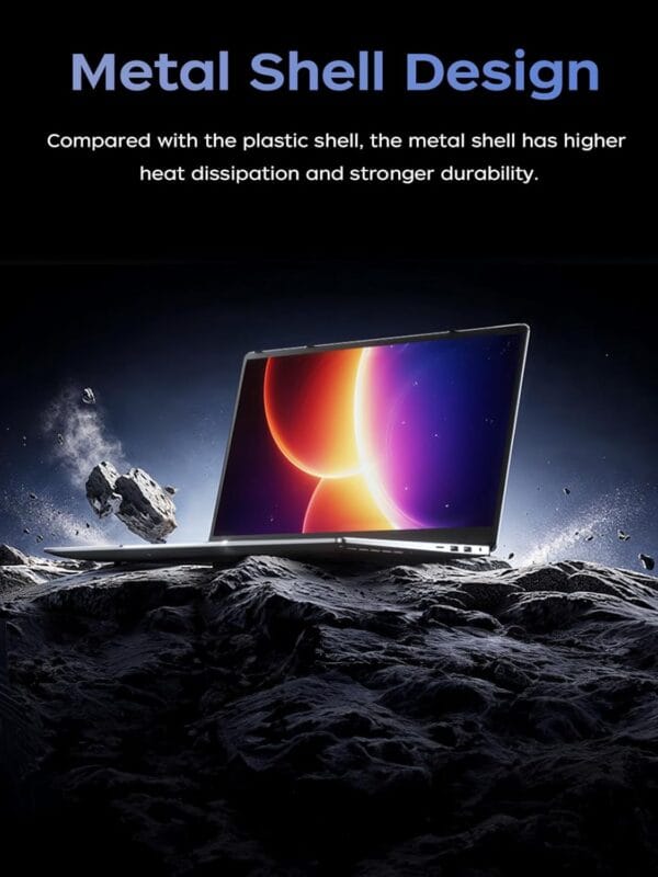 15.6-inch full HD IPS display with wide-angle clarity and vibrant resolution