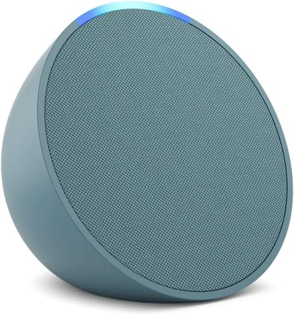 Rear view of Echo Pop showing compact port layout and minimalist design