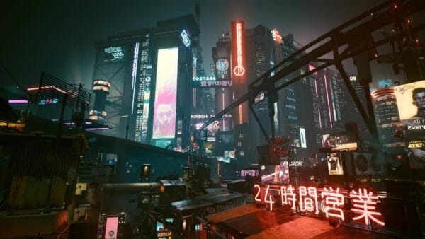 Cyberpunk 2077 physical game case for Nintendo Switch 2 – complete retail packaging showcase