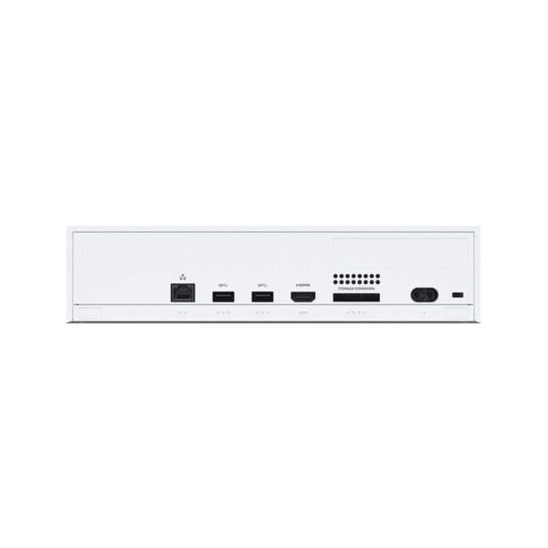 Overhead view of Xbox Series S Console Renewed – white matte finish with vent design