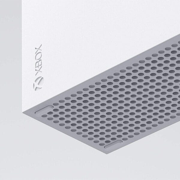 Close-up of HDMI port on Xbox Series S Console – supports 4K output and fast refresh