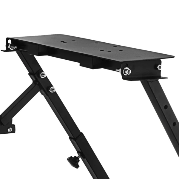 Logitech G920-compatible racing cockpit with durable frame and multi-adjustable wheel mount