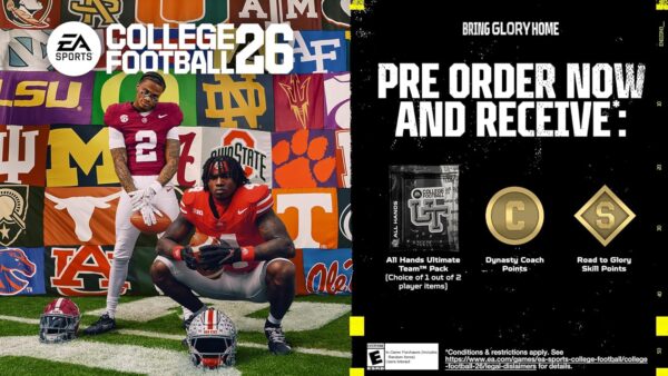 Cover artwork of EA SPORTS College Football 26 for PS5 in high resolution