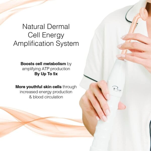 Pure Daily Care NuDerma handheld wand for skin tightening and wrinkle reduction