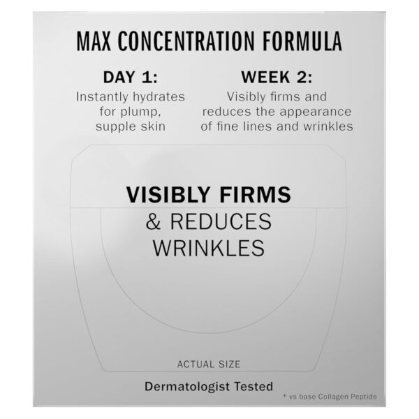 Close-up of Olay collagen firming cream texture for anti-aging and wrinkle repair