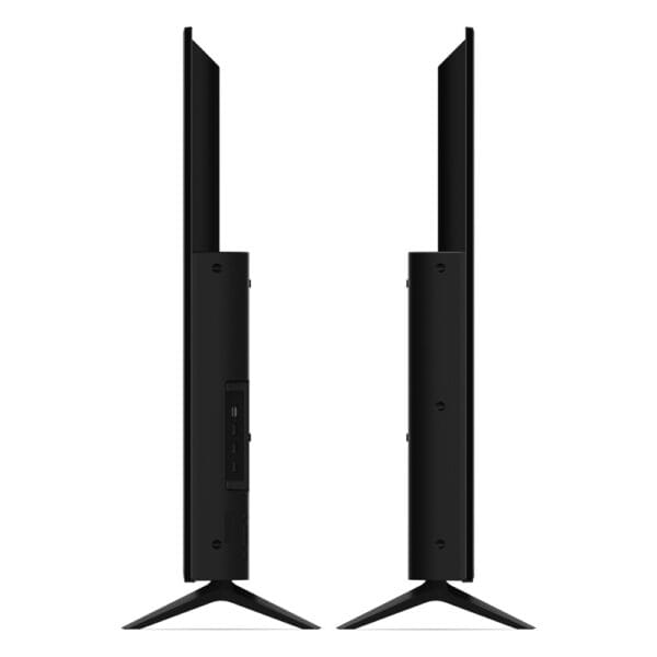 Rear view of VIZIO 4K Smart TV V555-J01 showing HDMI, USB, and other ports
