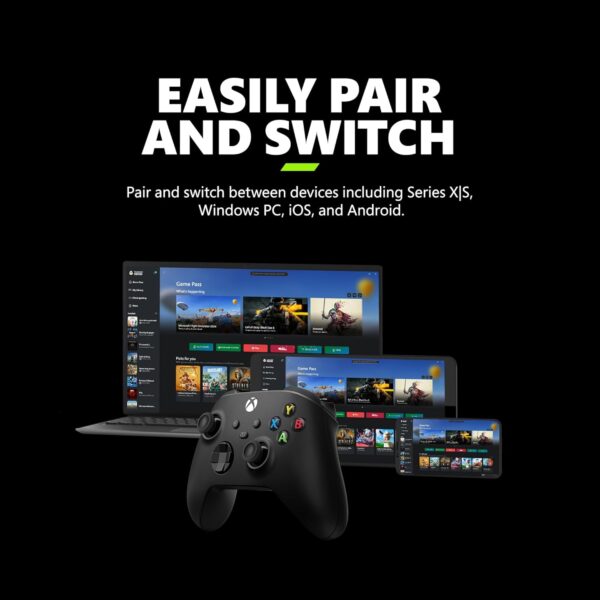 Xbox Wireless Controller 2025 side profile showing ergonomic grip and trigger buttons