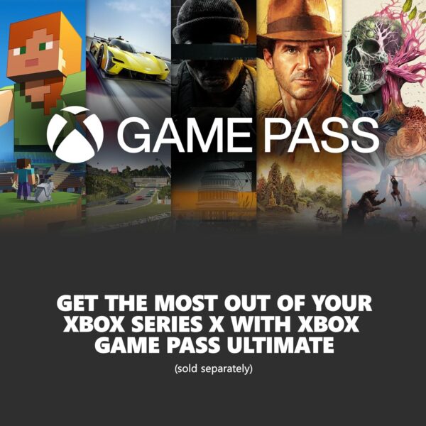 Back ports on Xbox Series X 1TB Digital Edition Renewed including HDMI, Ethernet, USB, and storage expansion slot.