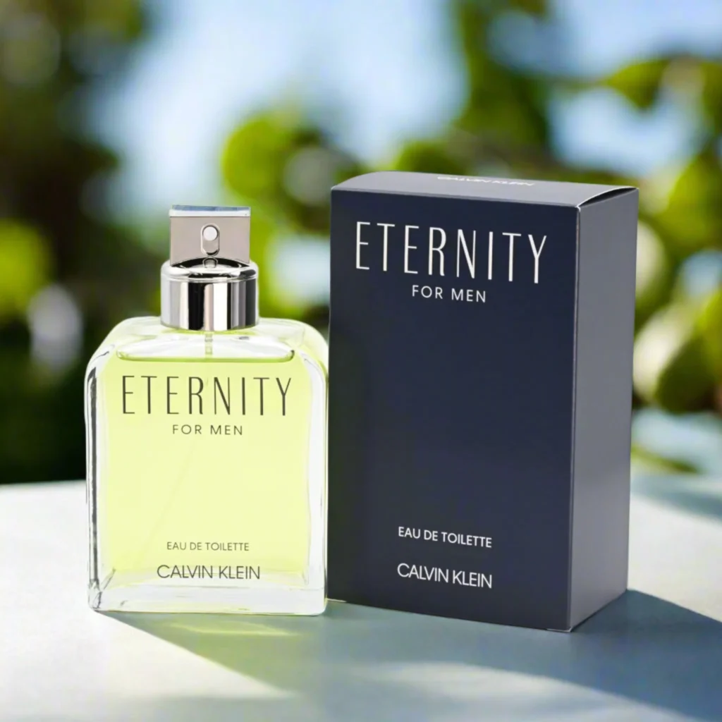 Calvin Klein Eternity perfume price – fragrance bottle and box packaging for men