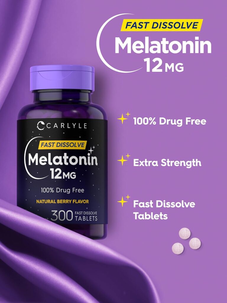 Natrol Melatonin sleep supplement bottle for natural sleep support