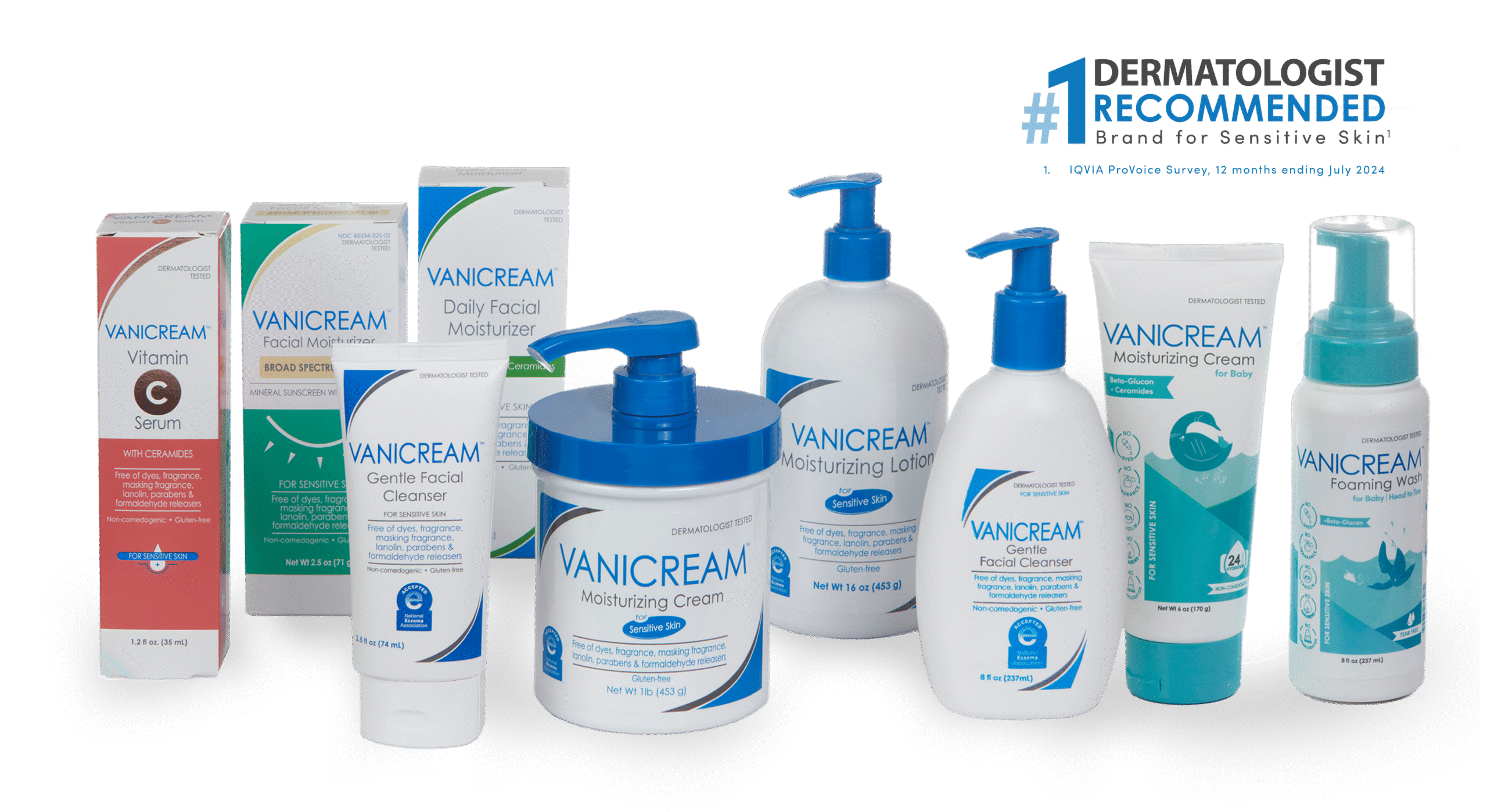 Vanicream Vitamin C serum brightening treatment for sensitive skin