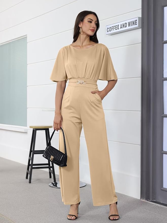 Plus size jumpsuits for women offering a flattering fit, stylish design, and comfortable fabric for casual or formal occasions