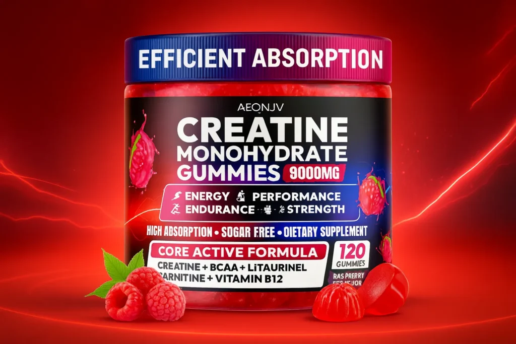 Best creatine gummies for muscle strength, energy, and workout performance