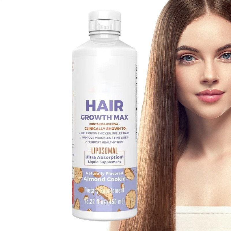 Mary Ruth's Hair Growth Max supplement bottle for stronger, fuller, healthier hair