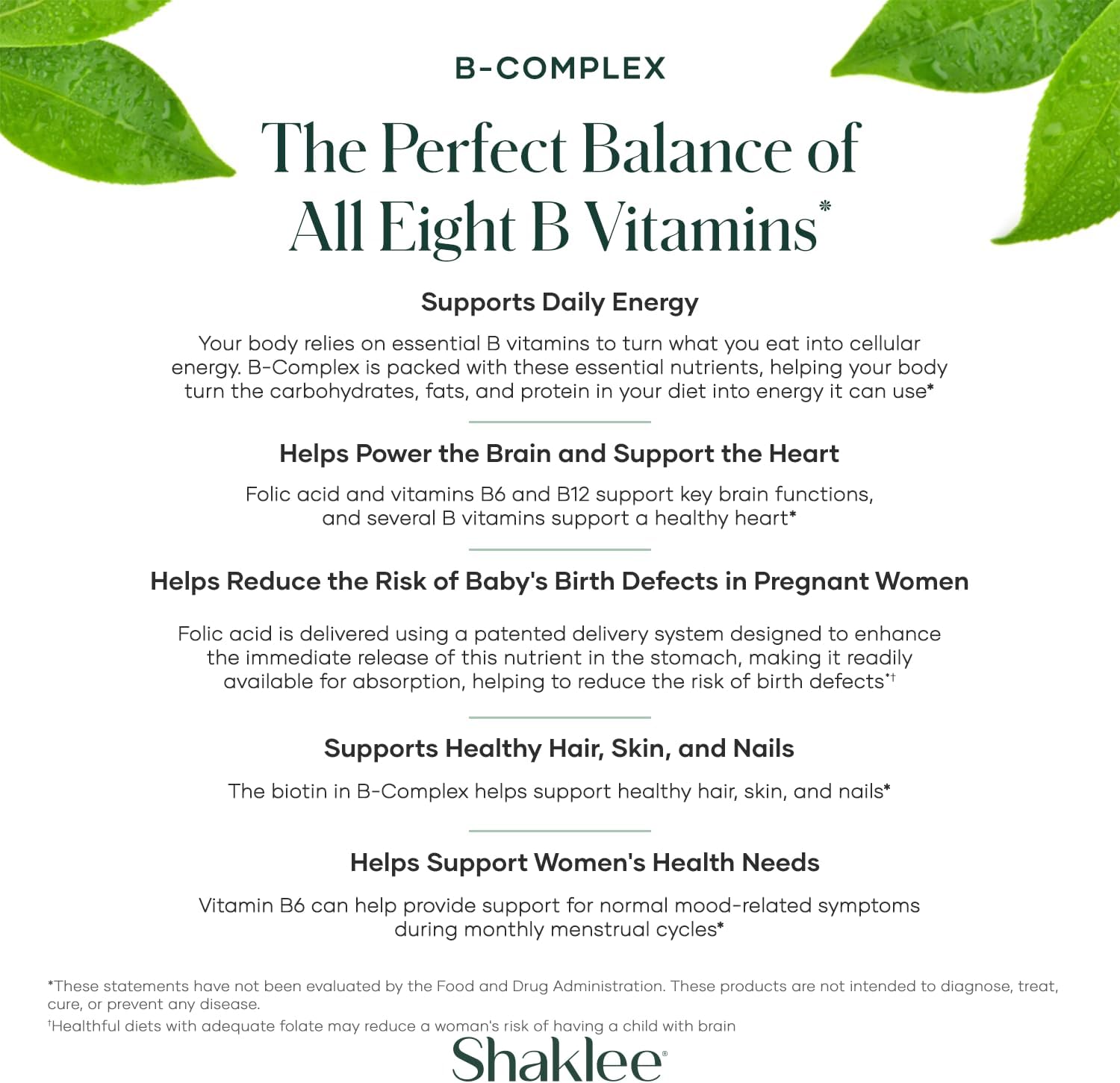 Bottle of Shaklee Vitamin B Complex supplement for daily energy, metabolism, and stress support.