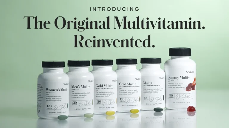 Shaklee Vitamins bottle and supplements for daily energy and wellness