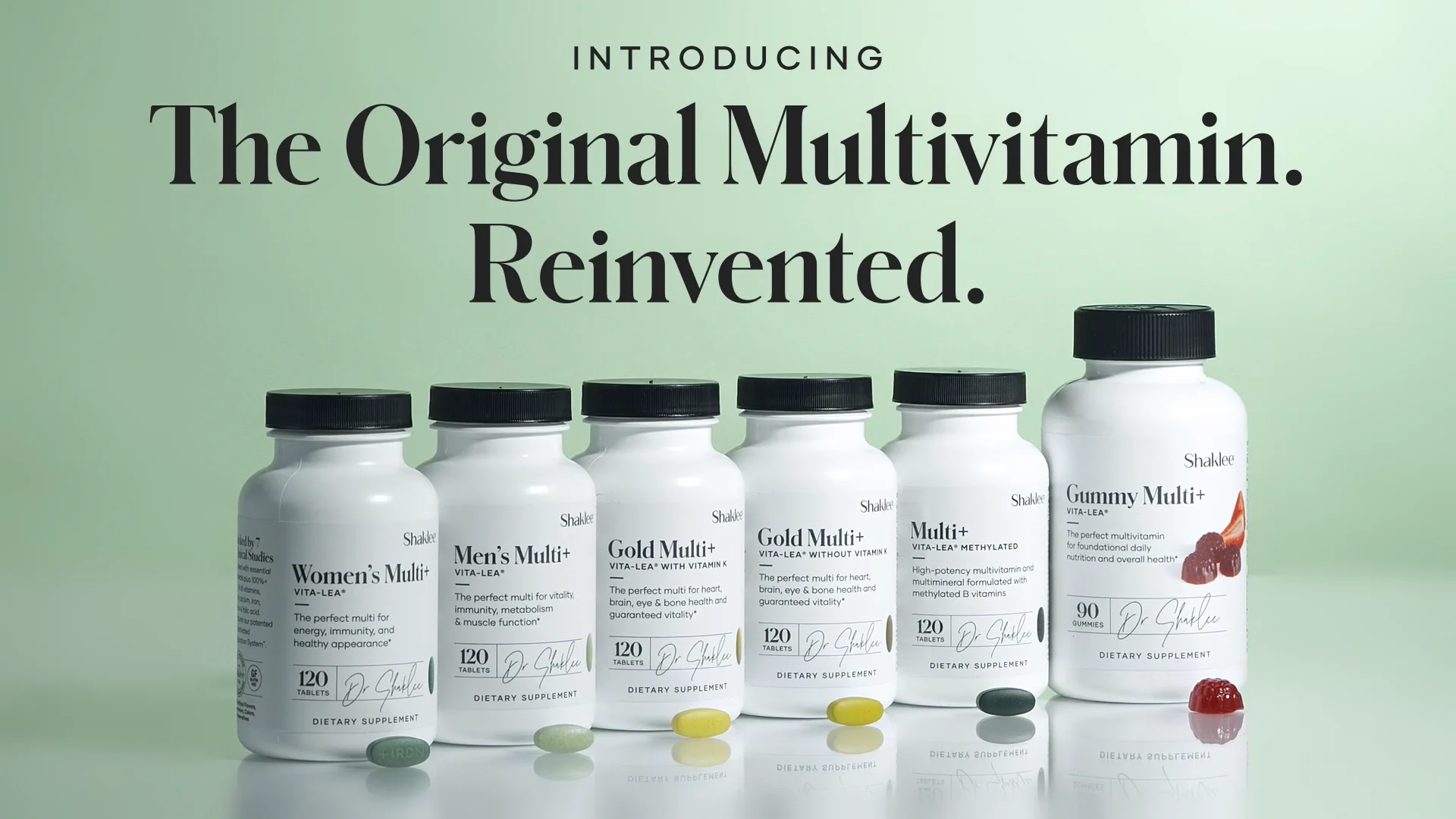 Shaklee Vitamins bottle and supplements for daily energy and wellness