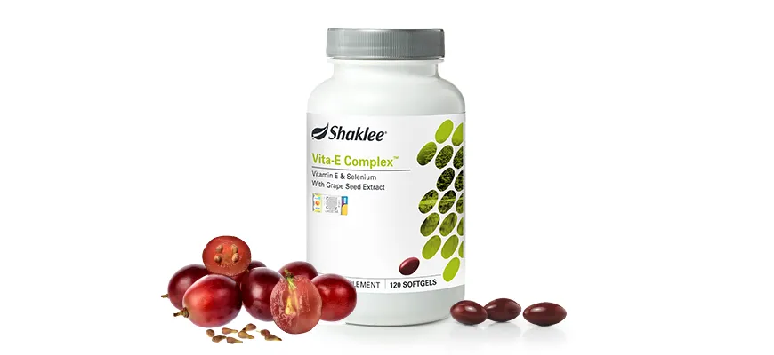 Shaklee vitamins lineup displayed with bottles and supplements for review