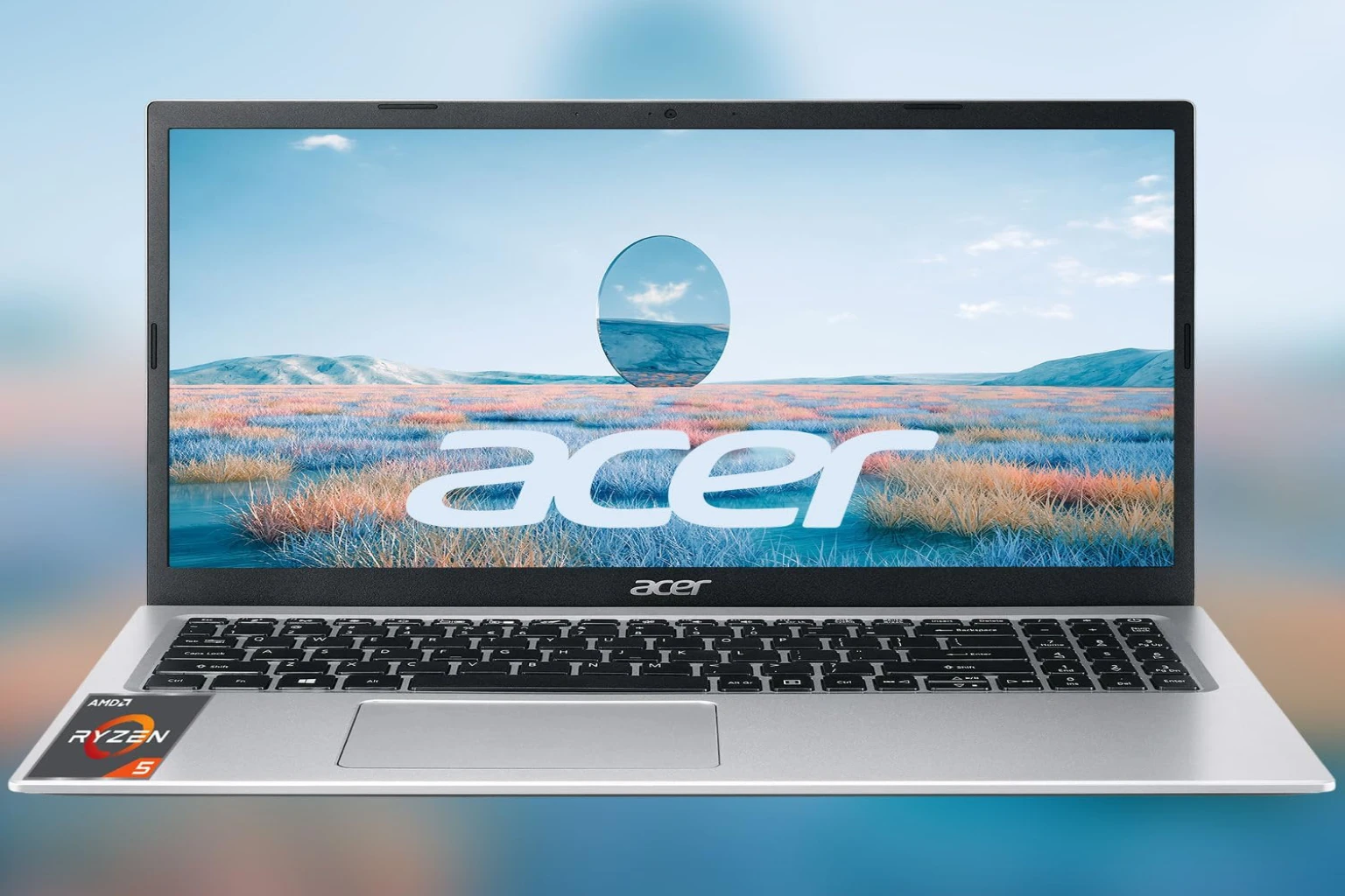 Acer Laptop Aspire 3 on desk showcasing sleek 15.6-inch design and modern performance