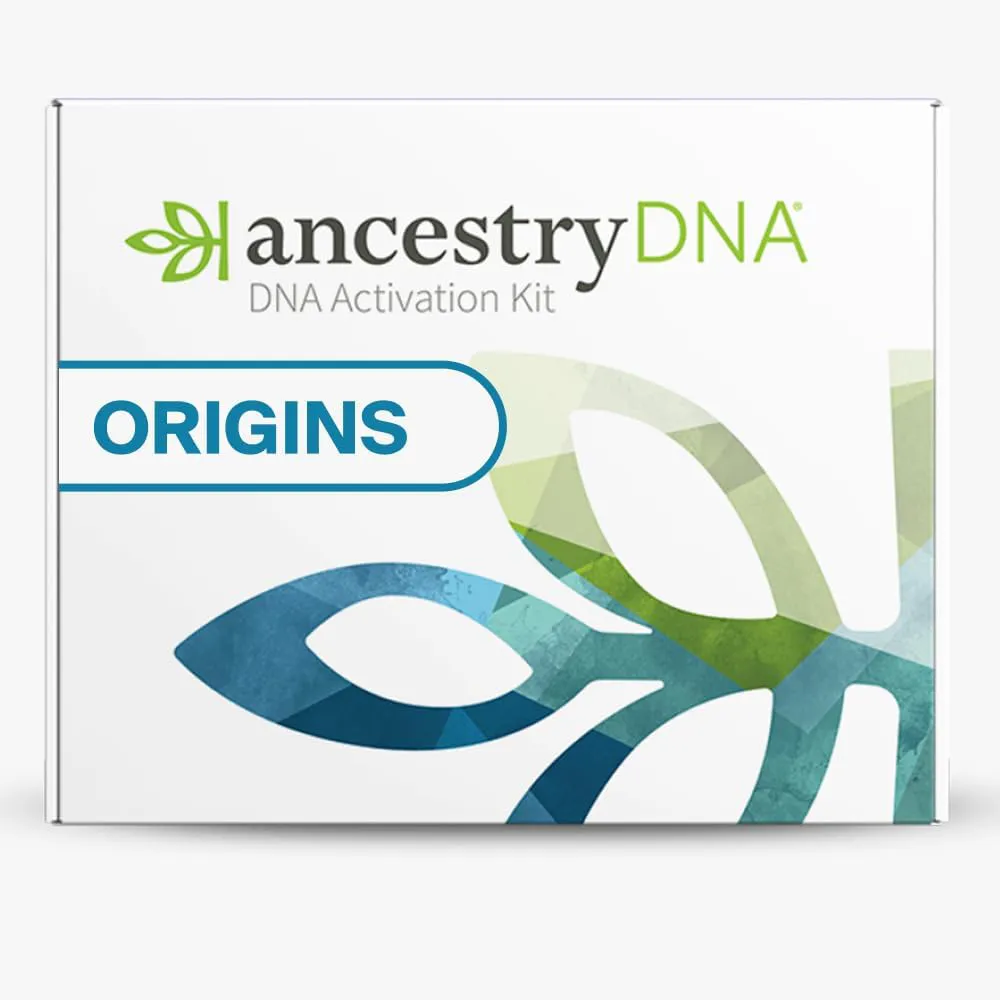 AncestryDNA Genetic Test Kit for personalized ethnicity and origins results