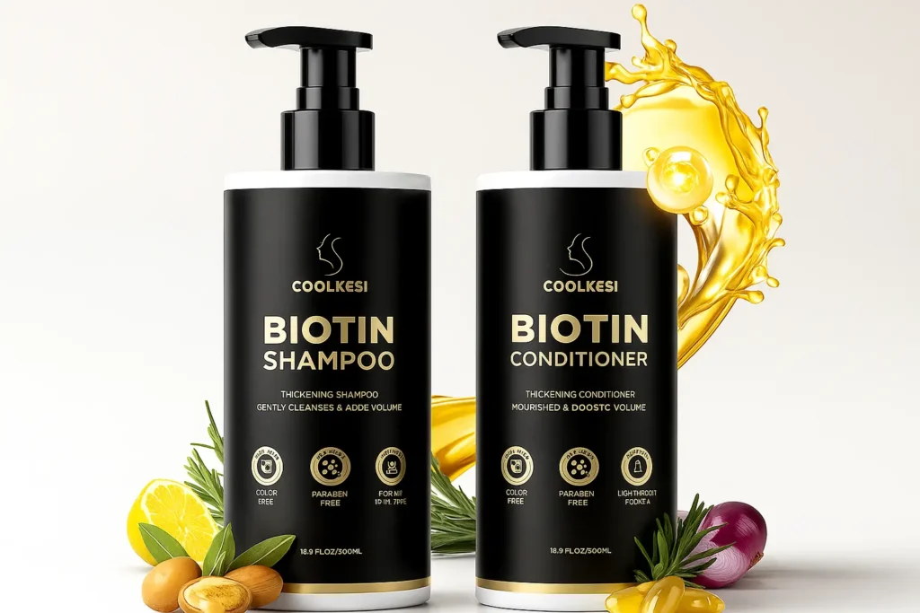 Coolkesi Biotin Shampoo and Conditioner – best shampoo for hair growth