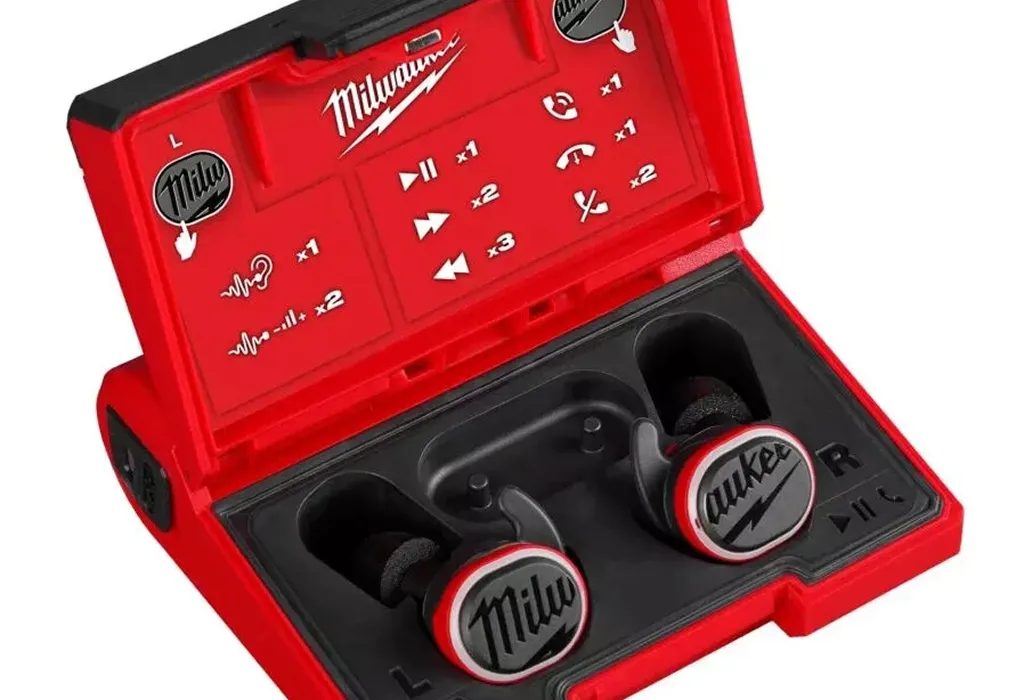 Milwaukee Bluetooth earbuds designed for jobsite durability and clear wireless audio