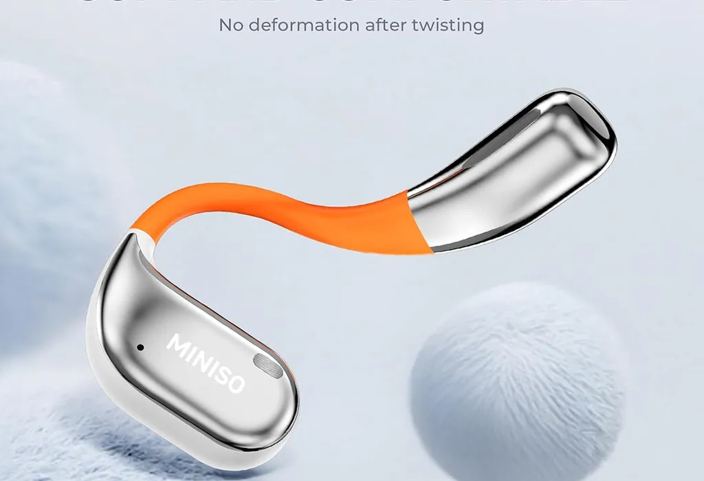 Translation earbuds app for real-time language translation with Miniso-compatible devices.