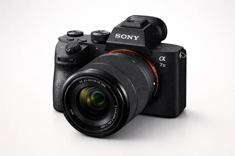 best sony camera full frame mirrorless camera studio product image