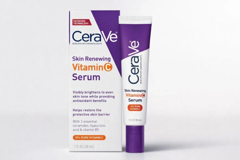 Vitamin c serum for sensitive skin in a gentle, fragrance-free formula designed to brighten and support the skin barrier