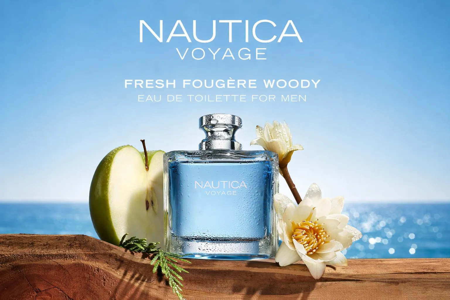 Best affordable cologne for men featuring Nautica Voyage with fresh aquatic and woody notes