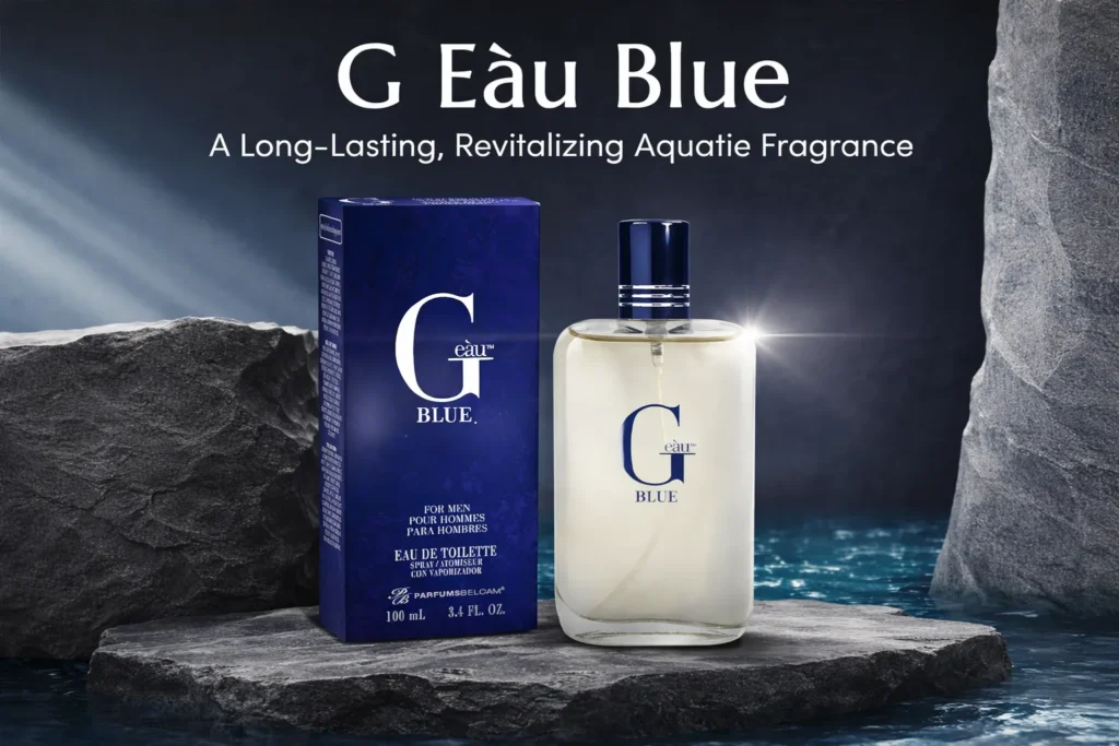 Best cologne for young men featuring a fresh, modern men’s fragrance bottle with clean aquatic styling
