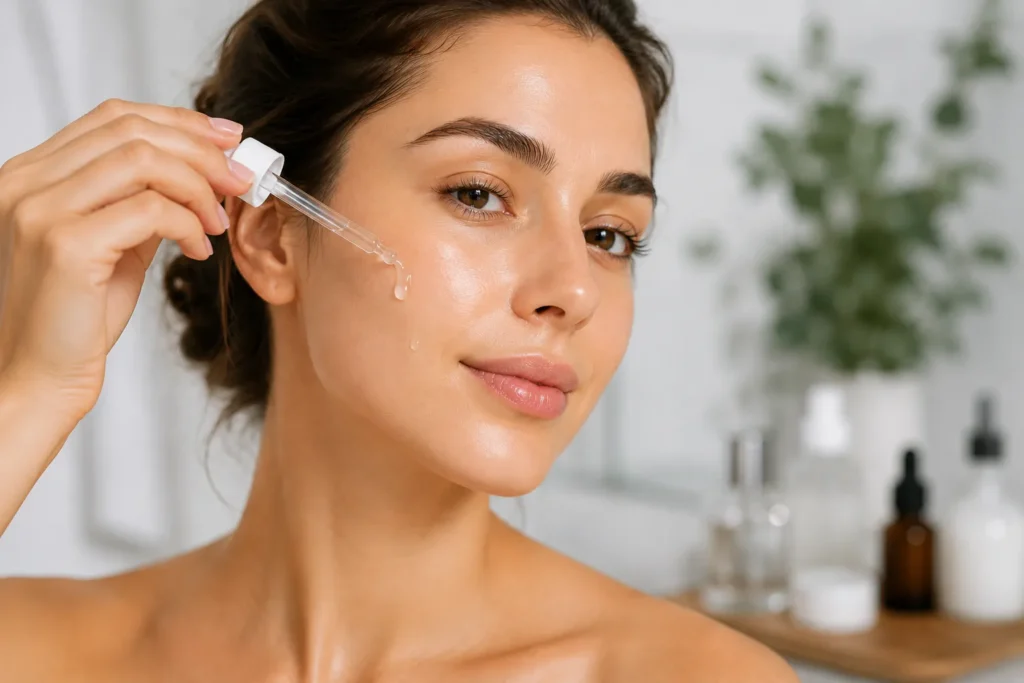 how to use hyaluronic acid serum correctly on damp skin
